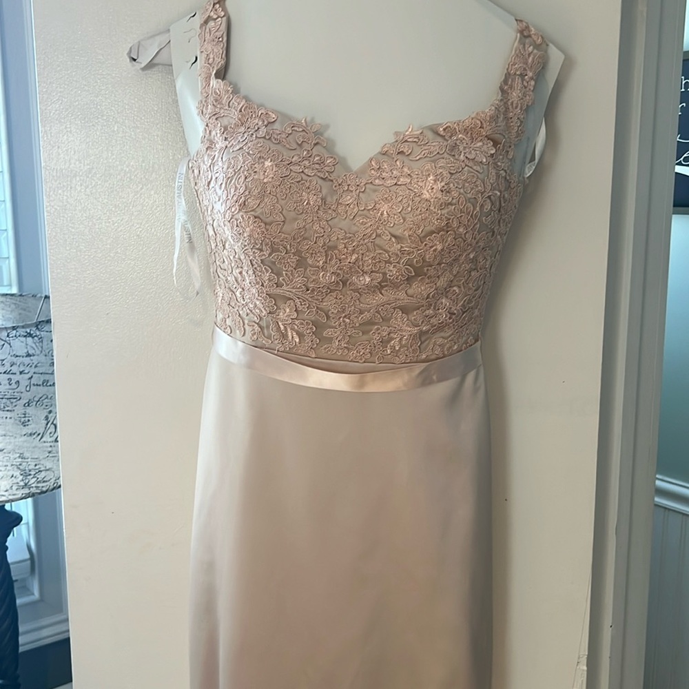 Gorgeous Avery Austin gown champagne color size 4